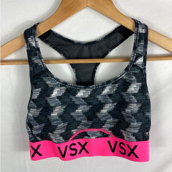 VS Sport Abstract Racerback Sports Bra Size Small - Picture 1 of 4